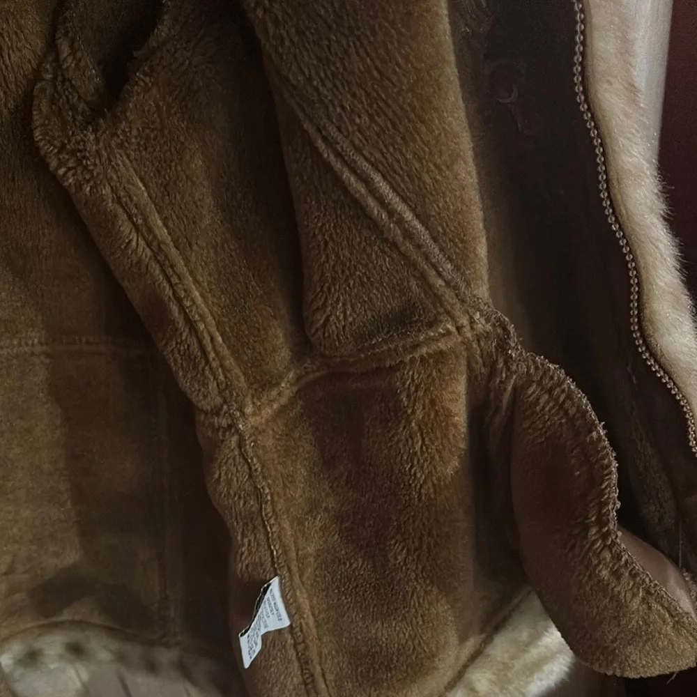 White Stag Brown Faux Fur Trimmed Jacket - Picture 15 of 16